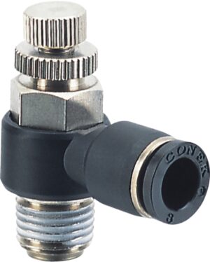 PUSHIN FLOW CONTROL VALVE 1/2" X 6 MM CONEK