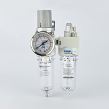 FRL 1/4" WITH GAUGE MANUAL TRANSPARENT MINDMAN