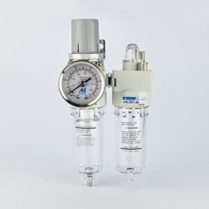 FRL 1/4" WITH GAUGE MANUAL TRANSPARENT MINDMAN