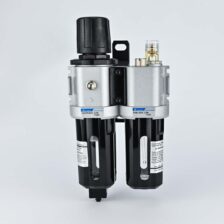 FRL 3/8" WITH GAUGE MANUAL TRANSPARENT MINDMAN