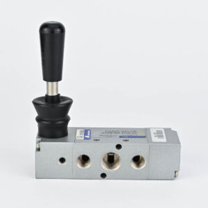 HAND VALVE 5/3 1/4" SPRING RETURN EXHAUST CENTRE MINDMAN