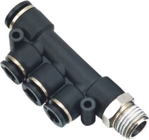 PUSHIN MULTI CONNECTOR THREADED 1/4" X 6 MM X 8 MM CONEK
