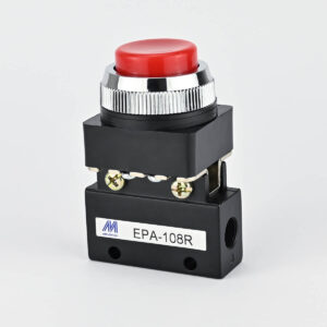 PNEUMATIC PUSH BUTTON 1/8" RED MINDMAN