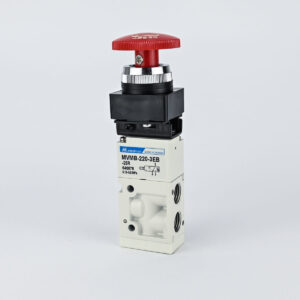PNEUMATIC PUSH BUTTON 3/2 1/4" WITH ACTUATOR MINDMAN
