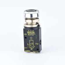 PNEUMATIC PUSH BUTTON 3/2 1/8" BLACK WAIRCOM