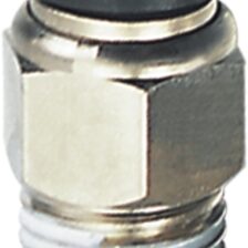 STRAIGHT PUSHIN THREADED 1/2" X 10 MM CONEK