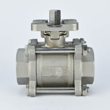 SS BALL VALVE 3 PC DESIGN 1.5" 304 ACTUATOR MOUNTED TYPE CPTORQUE