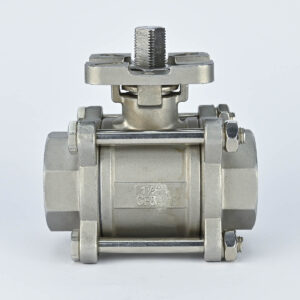 SS BALL VALVE 3 PC DESIGN 1.5" 304 ACTUATOR MOUNTED TYPE CPTORQUE