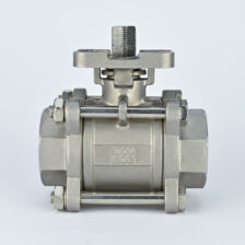 SS BALL VALVE 3 PC DESIGN 2" 304 ACTUATOR MOUNTED TYPE CPTORQUE