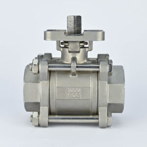 SS BALL VALVE 3 PC DESIGN 2" 304 ACTUATOR MOUNTED TYPE CPTORQUE
