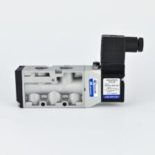 SOLENOID VALVE SINGLE 5/2 3/8" WITH 110VAC COIL & ADAPTOR MINDMAN