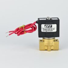 SOLENOID VALVE 2/2 1/4" NC 12 MM FOR STEAM WITH 220 VAC COIL & ADAPTOR CPT