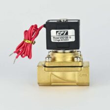 SOLENOID VALVE 2/2 1/2" NC 12 MM FOR STEAM WITH 220 VAC COIL & ADAPTOR CPT
