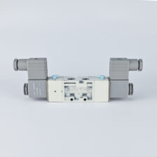 SOLENOID VALVE DOUBLE 5/2 1/4" 220V COIL WITH ADAPTOR MINDMAN