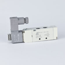 SOLENOID VALVE SINGLE 5/2 1/4" WITH 24 VDC COIL & ADAPTOR MINDMAN