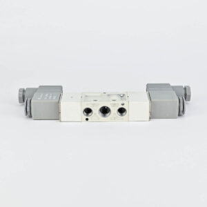 SOLENOID VALVE DOUBLE 5/2 1/4" 220 VAC COIL & ADAPTOR MINDMAN