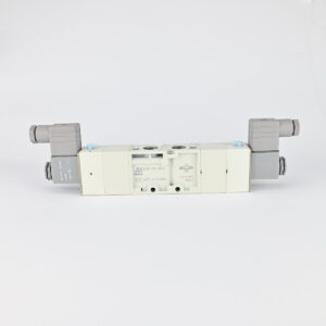 SOLENOID VALVE DOUBLE 5/2 3/8" MID CLOSED WITH 24 VDC COIL AND ADAPTOR MINDMAN