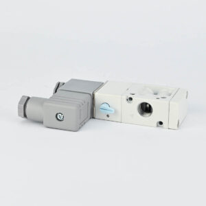 SOLENOID VALVE SINGLE 3/2 1/4" NO WITH 24 VDC COIL AND ADAPTOR MINDMAN