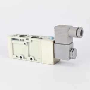 SOLENOID VALVE SINGLE 5/2 3/8" WITH 12VDC COIL AND ADAPTOR MINDMAN