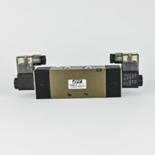 SOLENOID VALVE DOUBLE 5/2 1/2" WITH 220 VAC COIL & ADAPTOR CPT