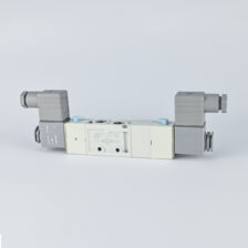 SOLENOID VALVE DOUBLE 5/3 1/4" MID CLOSED WITH 24 VDC COIL & ADAPTOR (MVSC 220) MINDMAN
