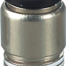 STRAIGHT PUSHIN THREADED ROUND BODY 1/2" X 10 MM CONEK