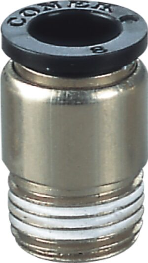 STRAIGHT PUSHIN THREADED ROUND BODY 1/8" X 10 MM CONEK