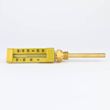 GLASS THERMOMETER MODEL 2103 BODY LENGTH 110 -40+60 DEG C STRAIGHT , 1/2"BSP STEM SIZE 100MM(L) X 10MM(D) FIMA