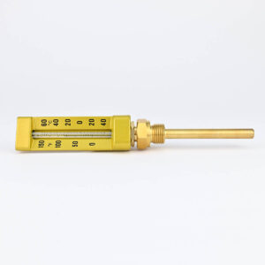 GLASS THERMOMETER MODEL 2103 BODY LENGTH 110 -40+60 DEG C STRAIGHT , 1/2"BSP STEM SIZE 100MM(L) X 10MM(D) FIMA