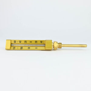 GLASS THERMOMETER MODEL 2103 BODY LENGTH 150 -40+60 DEG C STRAIGHT , 1/2"BSP STEM SIZE 100MM(L) X 10MM(D) FIMA