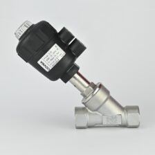 ANGLE VALVE 2/2 3/4" NC SS SINGLE ACTING SS BODY POLYAMIDE ACTUATOR COVNA