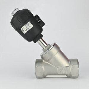 ANGLE VALVE 2/2 2" NC SS SINGLE ACTING SS BODY POLYAMIDE ACTUATOR COVNA
