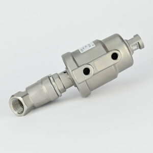 ANGLE VALVE 2/2 1/2" NC SS SINGLE ACTING SS BODY SS ACTUATOR COVNA