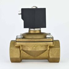 SOLENOID VALVE 2/2 2" NC BRASS BODY VITON SEAL 24 VDC COIL & ADAPTOR COVNA