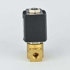 SOLENOID VALVE 2/2 1/2" NO BRASS BODY VITON SEAL HIGH PRESSURE 220 VAC COIL & ADAPTOR COVNA