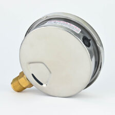PRESSURE GAUGE 0-20 BAR 4" DIAL 1/2" BSP BOTTOM CONNECTION SS CASE BRASS THREAD FIMA
