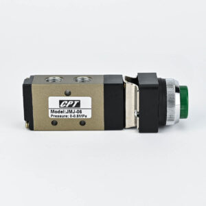 PNEUMATIC PUSH BUTTON 5/2 1/4" CONVEX ROUND BUTTON CPT