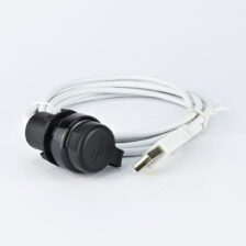 USB SOCKET 2.0 ROUND PIZZATO