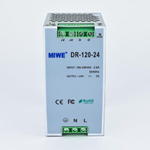 DIN RAIL POWER SUPPLY 24V DR-120-24 MIWE