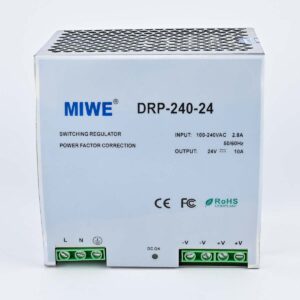 DIN RAIL POWER SUPPLY 24V DRP-240-24 MIWE