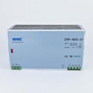DIN RAIL POWER SUPPLY 24V DRP-480-24 MIWE