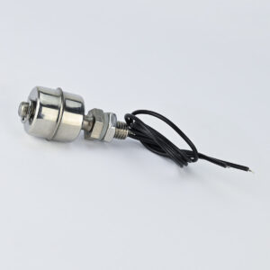 SS304 FLOAT LEVEL SWITCH SHORT SINGLE VERTICAL THREAD: 10MM FLOAT DIA : 28MM LENGTH 46MM TEMPERATURE: 20?150°C SPST NO KDMF45SI KAIDI