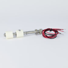 SS304 FLOAT LEVEL SWITCH LONG TWO VERTICAL THREAD: 10MM FLOAT DIA : 24MM LENGTH 122MM TEMPERATURE: 20?150°C SPST NO KDMF610SI 2 KAIDI