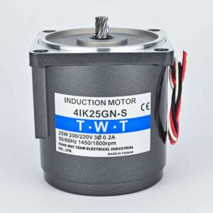 INDUCTION MOTOR 25W 220V SINGLE PHASE 4PLOES 50/60HZ TWT
