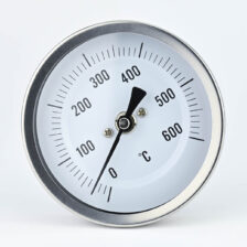 SS INDUSTRIAL CRIMPED RING MODEL 2320 DIA 3" 0 TO 60 DEG C BACK CONNECTION AND THREAD IS 1/2" STEM SIZE 8MM X 150MM FIMA
