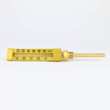 GLASS THERMOMETER MODEL 2103 BODY LENGTH 150  0+120 DEG C STRAIGHT , 1/2"BSP STEM SIZE 100MM(L) X 10MM(D) FIMA