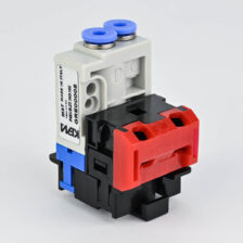 MINI PNEUMATIC AND ELECTRICAL VALVE 4MM PNEUMATIC NO+NC ELECTRICAL KPM