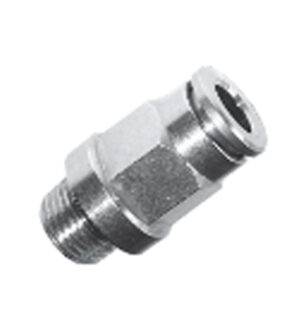 METALLIC STRAIGHT PUSHIN THREADED 3/8" X 10 MM A-CPT